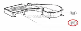 ТЭН сушки без каркаса 1200W LG 5301ER1002E