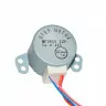 Поворотный шаговый мотор (двигатель жалюзи) кондиционера 12V MP28GA LL-07411 Вал (Н-9 мм, D-5 мм)
