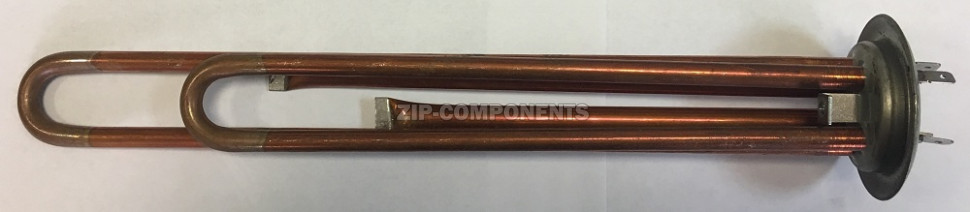 ТЭН тип RF 2000W (1.3+0.7), МЕДЬ,тип верт,двойной.(ТЕРМЕКС- 066052) КИТАЙ, D-64мм , H-320мм